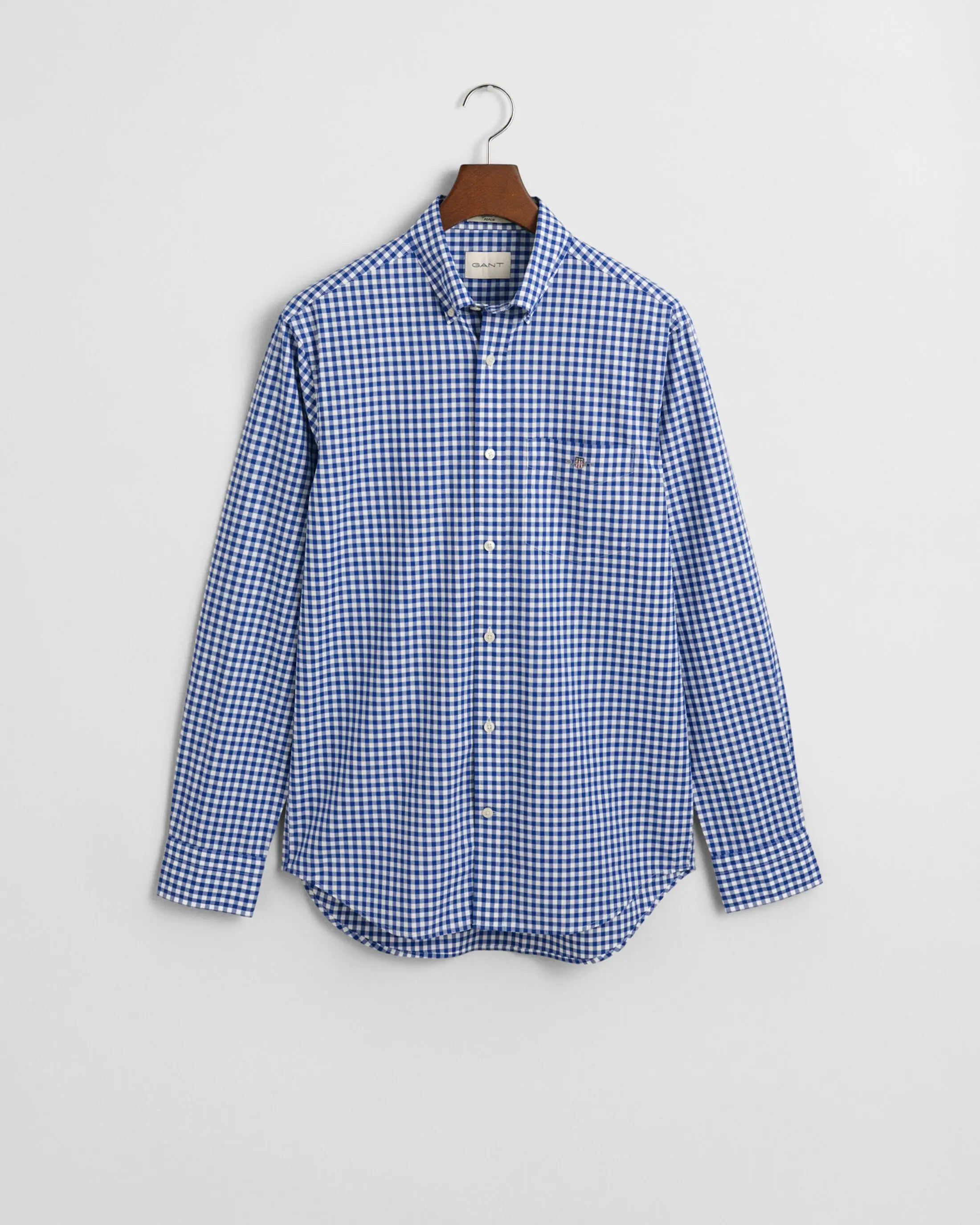 Πουκάμισο Καρό Gingham Poplin Σε Κανονική Γραμμή GANT