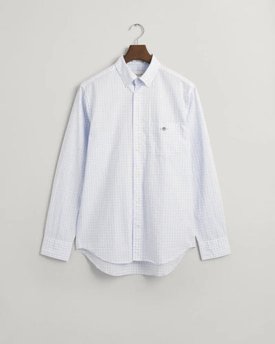 Πουκάμισο Καρό Gingham Poplin Σε Κανονική Γραμμή GANT