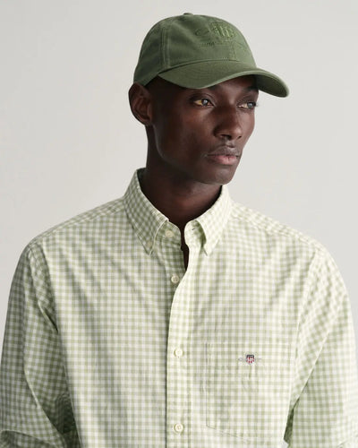 Πουκάμισο Καρό Gingham Poplin Σε Κανονική Γραμμή GANT