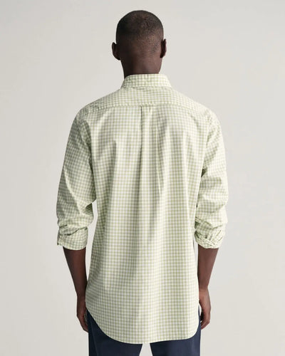 Πουκάμισο Καρό Gingham Poplin Σε Κανονική Γραμμή GANT