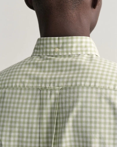 Πουκάμισο Καρό Gingham Poplin Σε Κανονική Γραμμή GANT