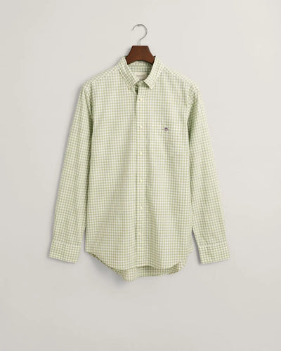 Πουκάμισο Καρό Gingham Poplin Σε Κανονική Γραμμή GANT