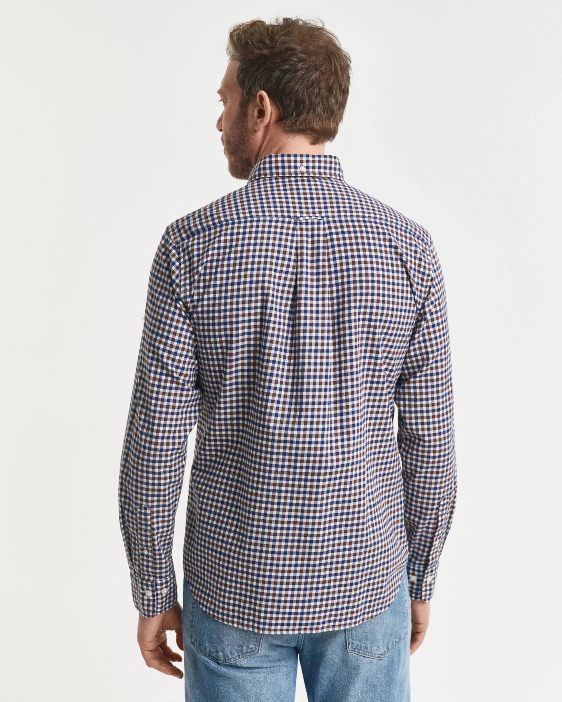 Πουκάμισο Kαρό Gingham Twill Σε Κανονική Γραμμή