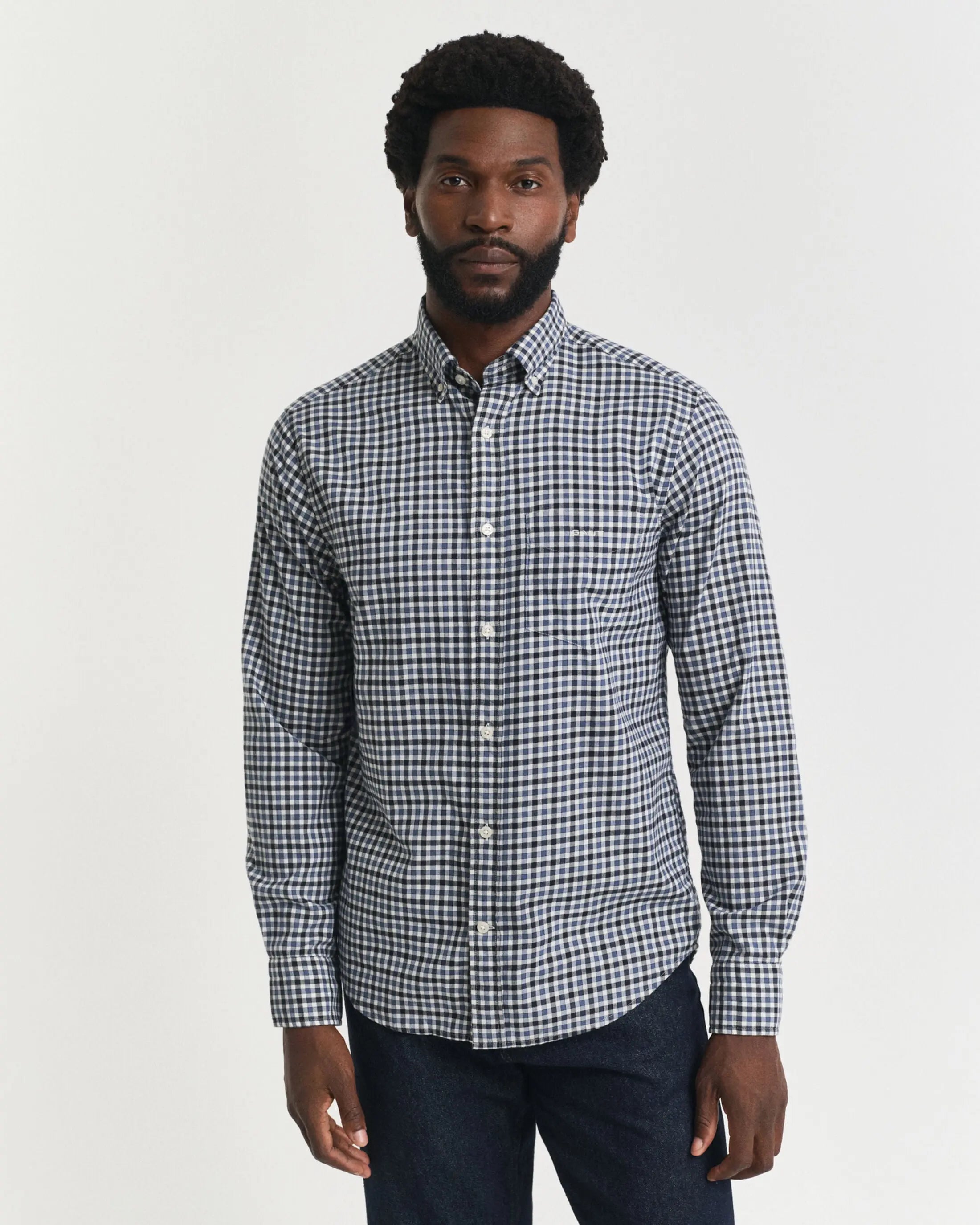 Πουκάμισο Kαρό Gingham Twill Σε Κανονική Γραμμή GANT