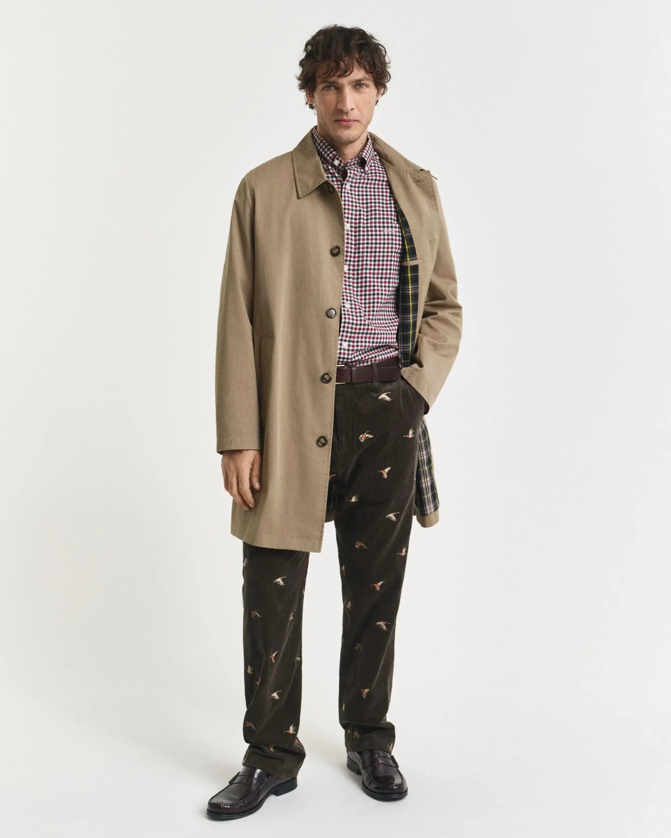 Πουκάμισο Kαρό Gingham Twill Σε Κανονική Γραμμή GANT