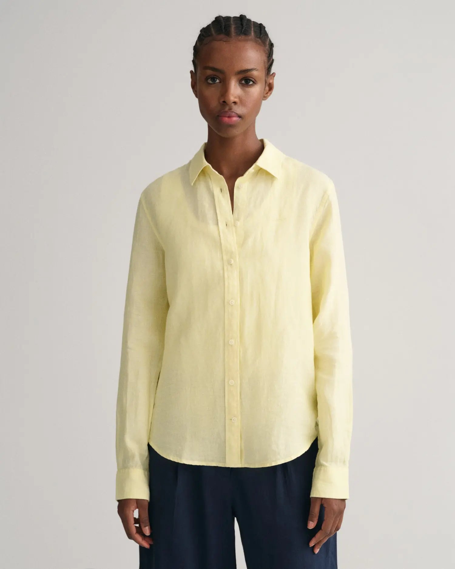 Πουκάμισο Λινό Chambray Σε Κανονική Γραμμή (Outlet) GANT