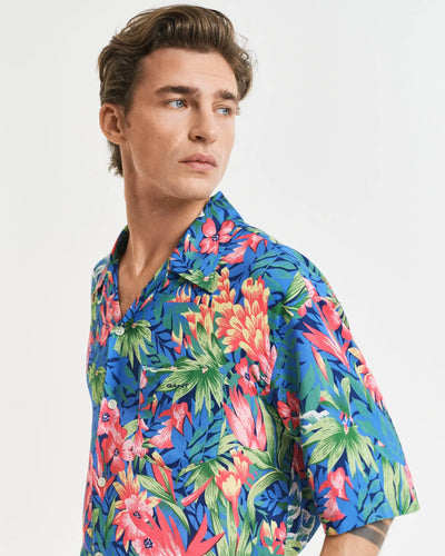 Πουκάμισο Με Σχέδιο Tropical Σε Χαλαρή Γραμμή GANT