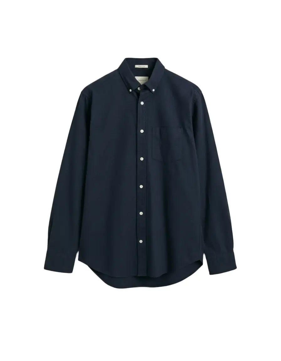 Πουκάμισο Melange Από Φανέλα Σε Κανονική Γραμμή (Outlet) GANT