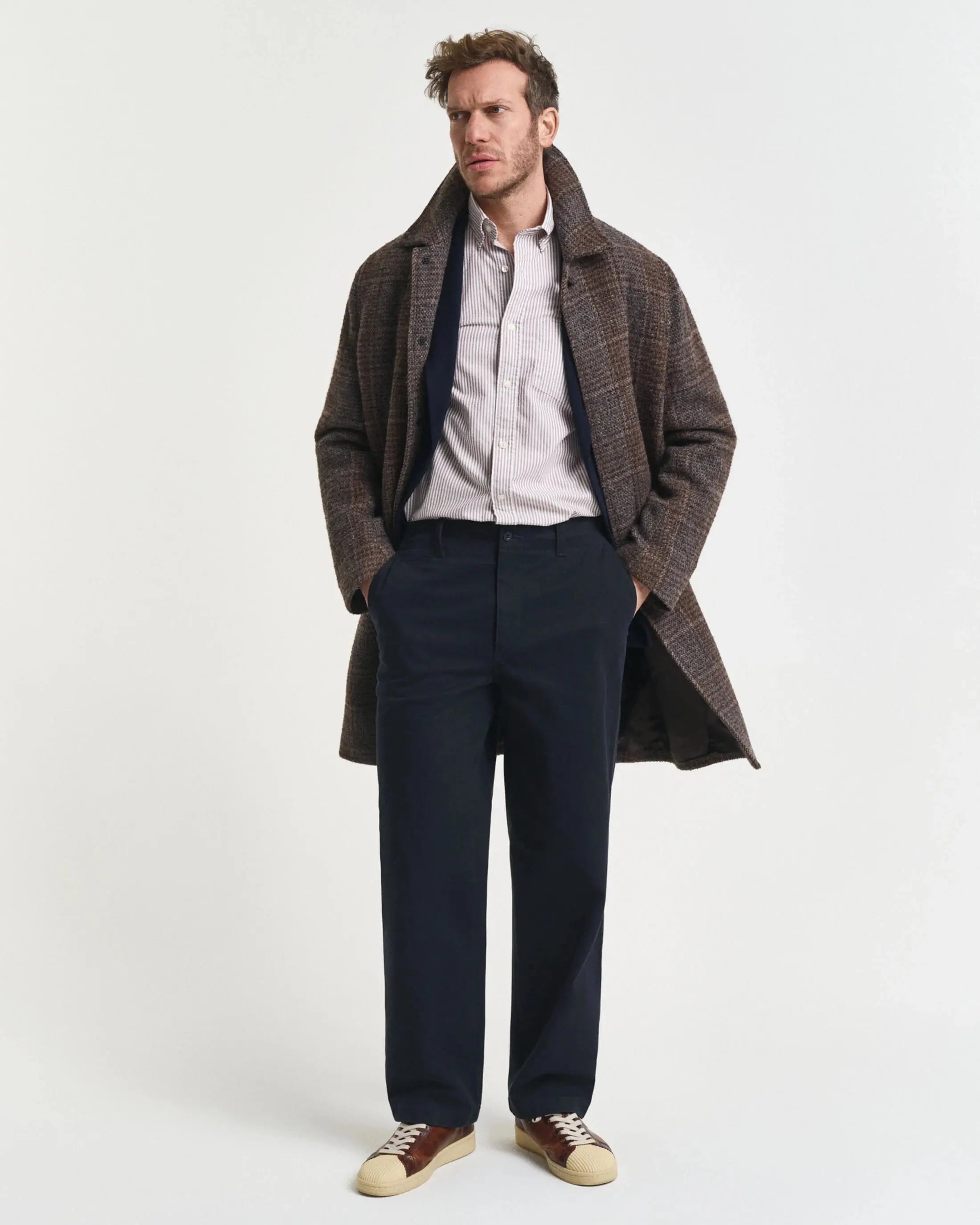 Πουκάμισο Oxford Ριγέ Σε Κανονική Γραμμή GANT