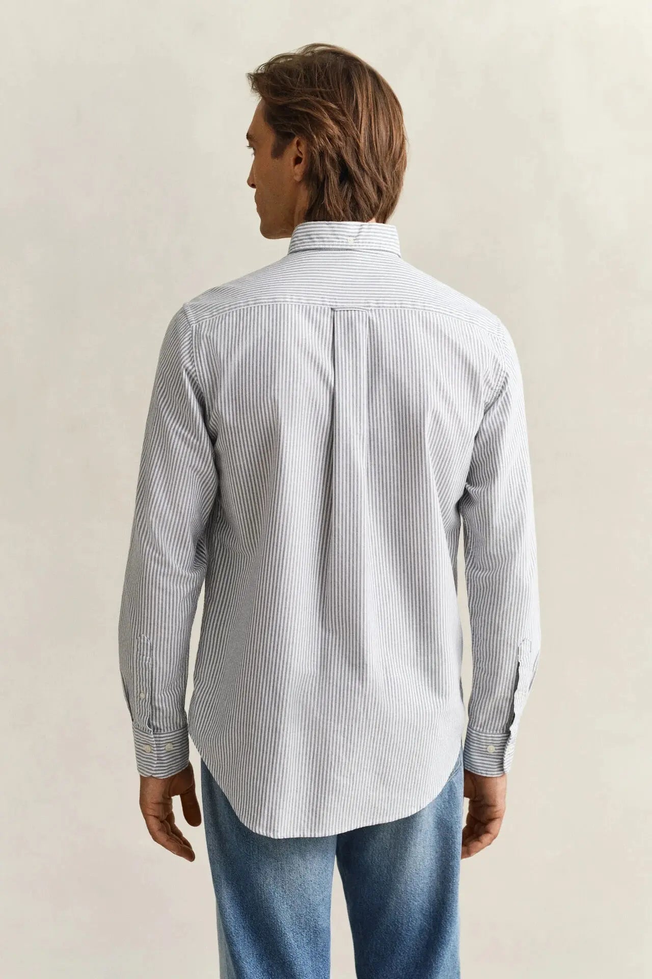 Πουκάμισο Oxford Ριγέ Σε Κανονική Γραμμή