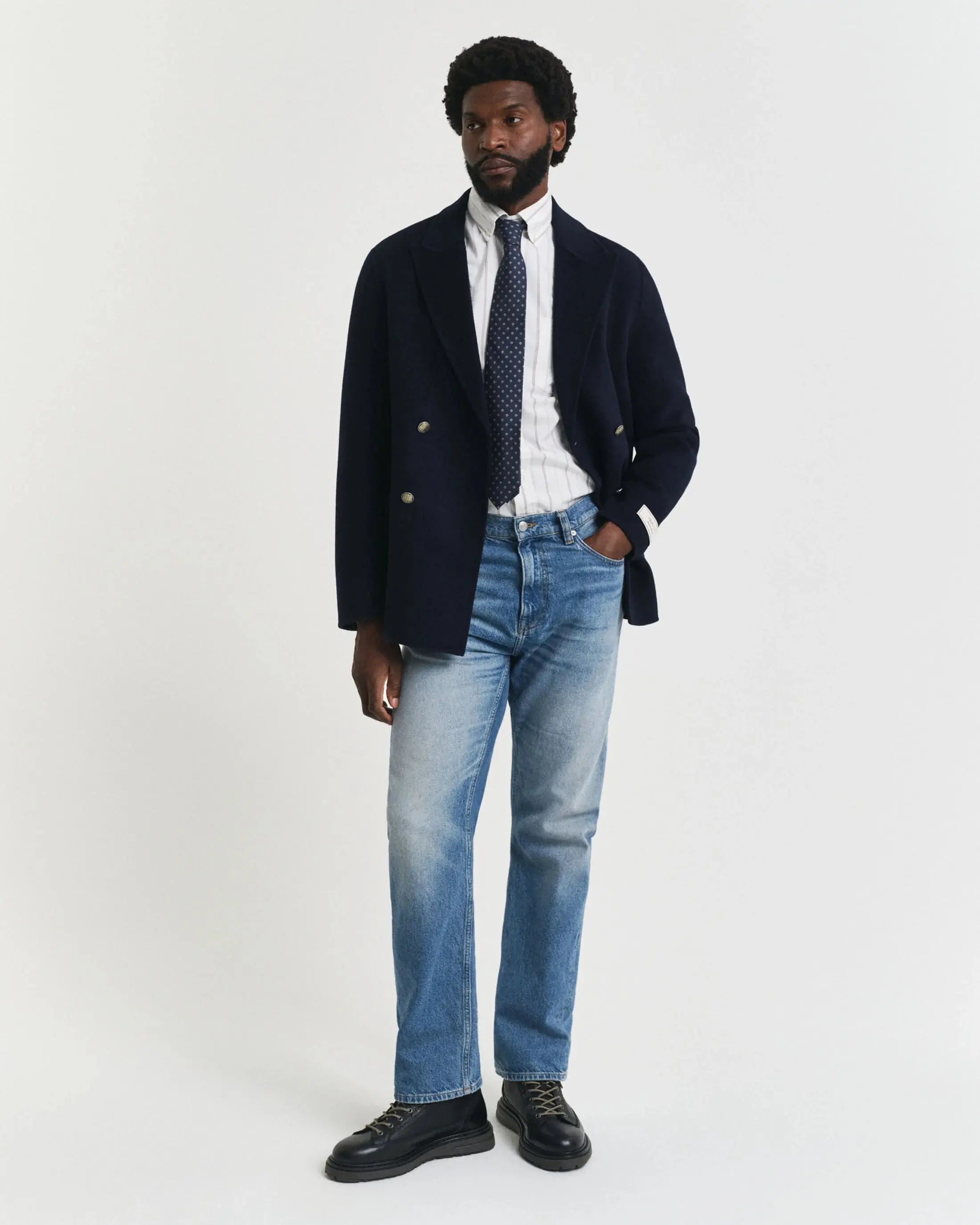 Πουκάμισο Oxford Ριγέ σε Κανονική Γραμμή GANT