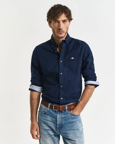 Πουκάμισο Oxford Stretch Σε Στενή Γραμμή GANT