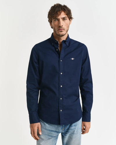 Πουκάμισο Oxford Stretch Σε Στενή Γραμμή GANT