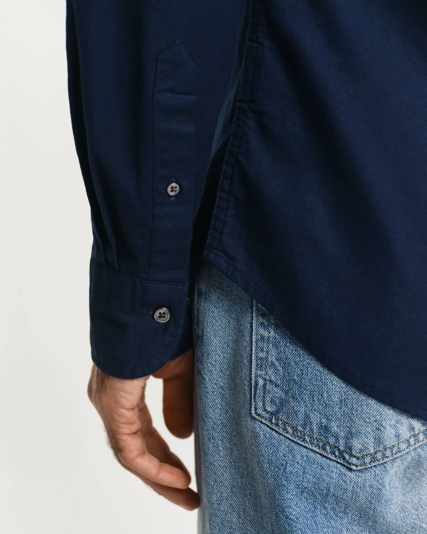 Πουκάμισο Oxford Stretch Σε Στενή Γραμμή GANT