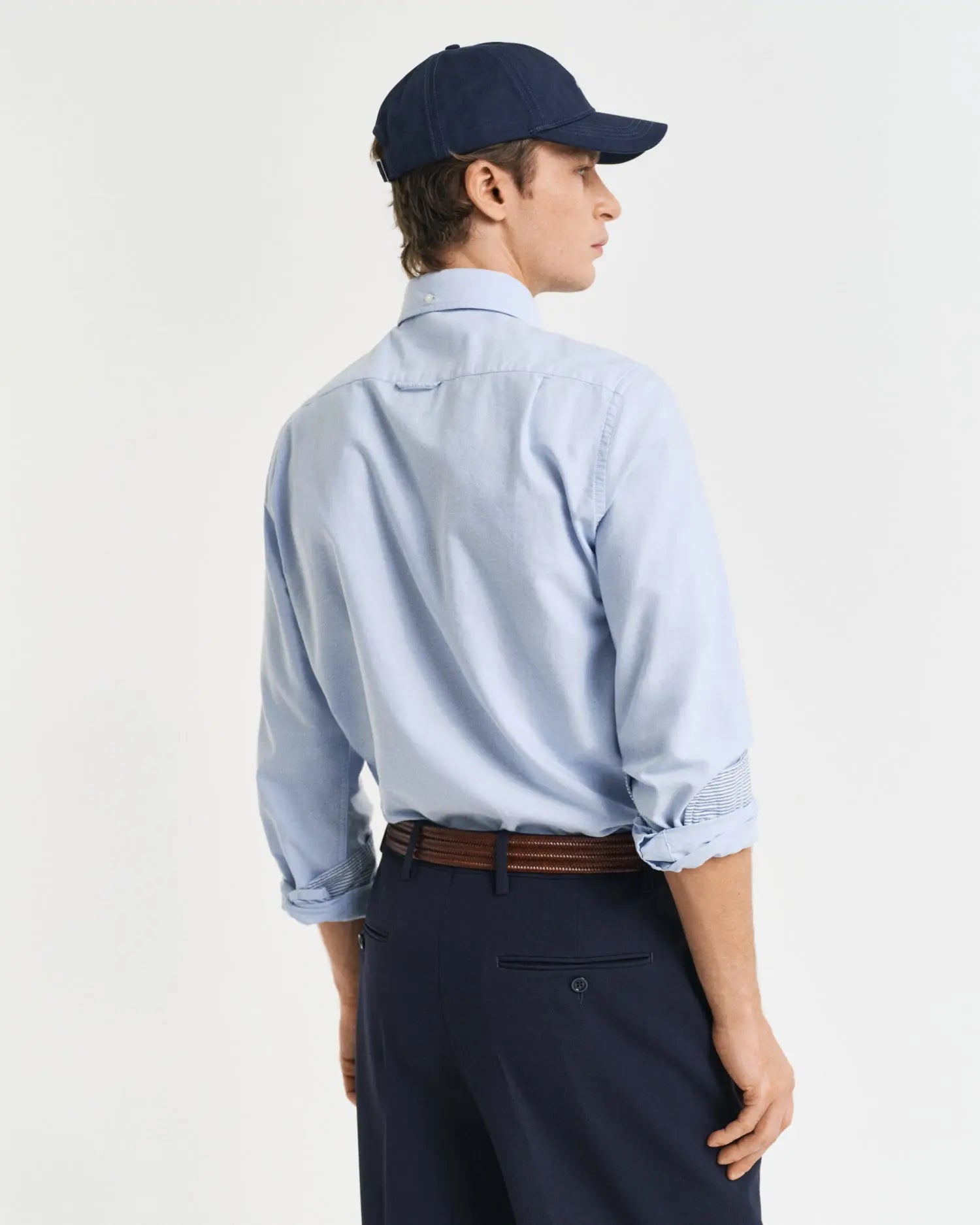 Πουκάμισο Oxford Stretch Σε Στενή Γραμμή GANT