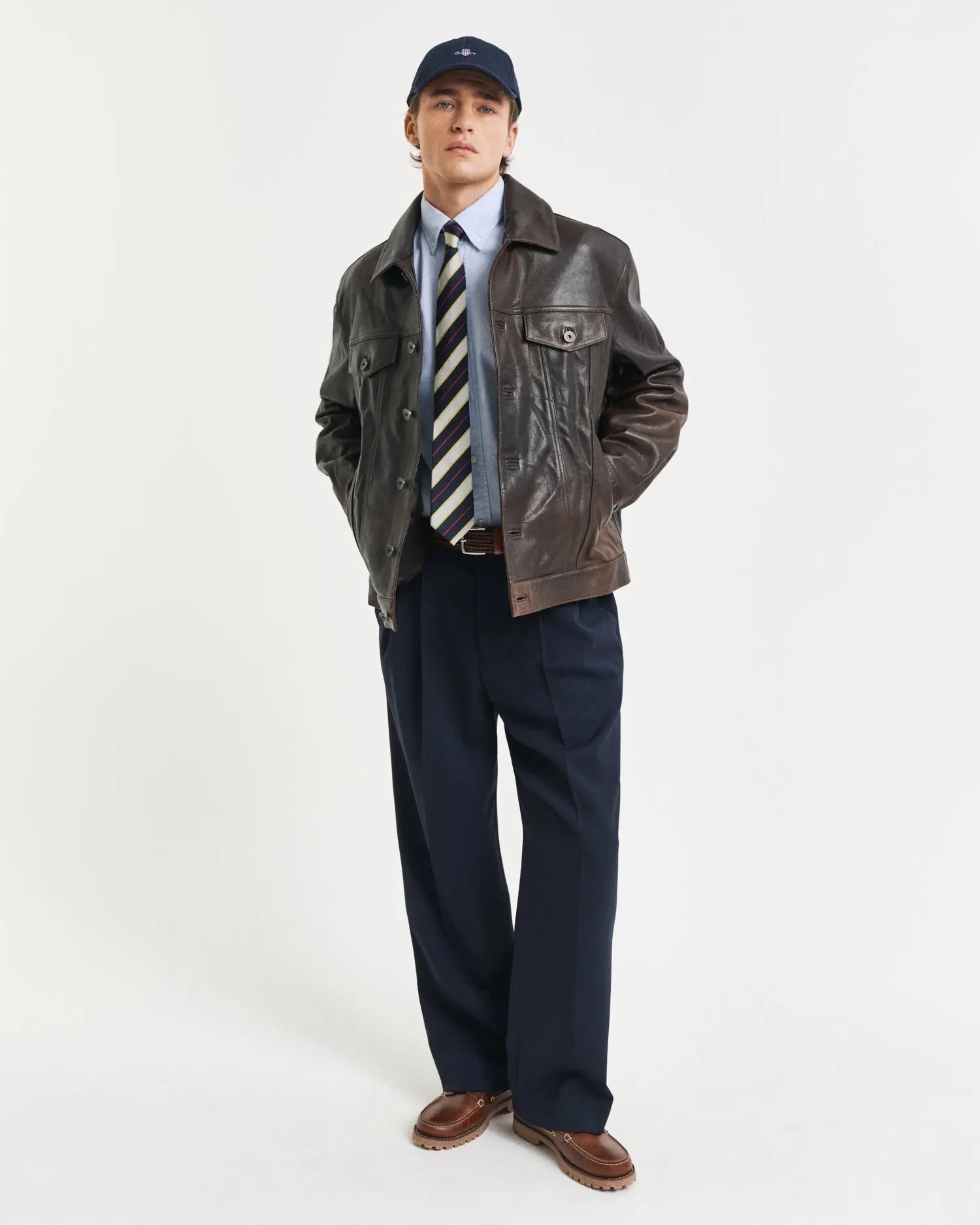 Πουκάμισο Oxford Stretch Σε Στενή Γραμμή GANT