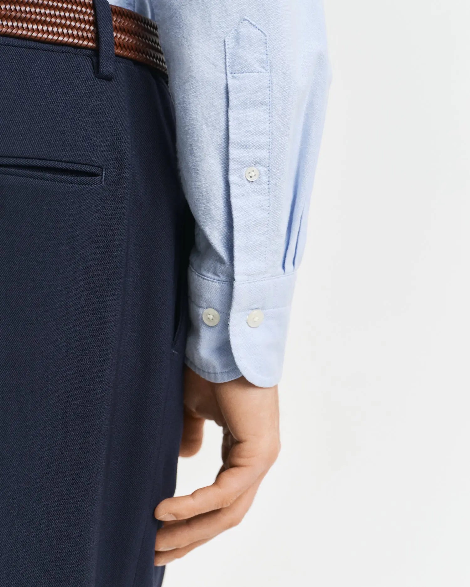 Πουκάμισο Oxford Stretch Σε Στενή Γραμμή GANT