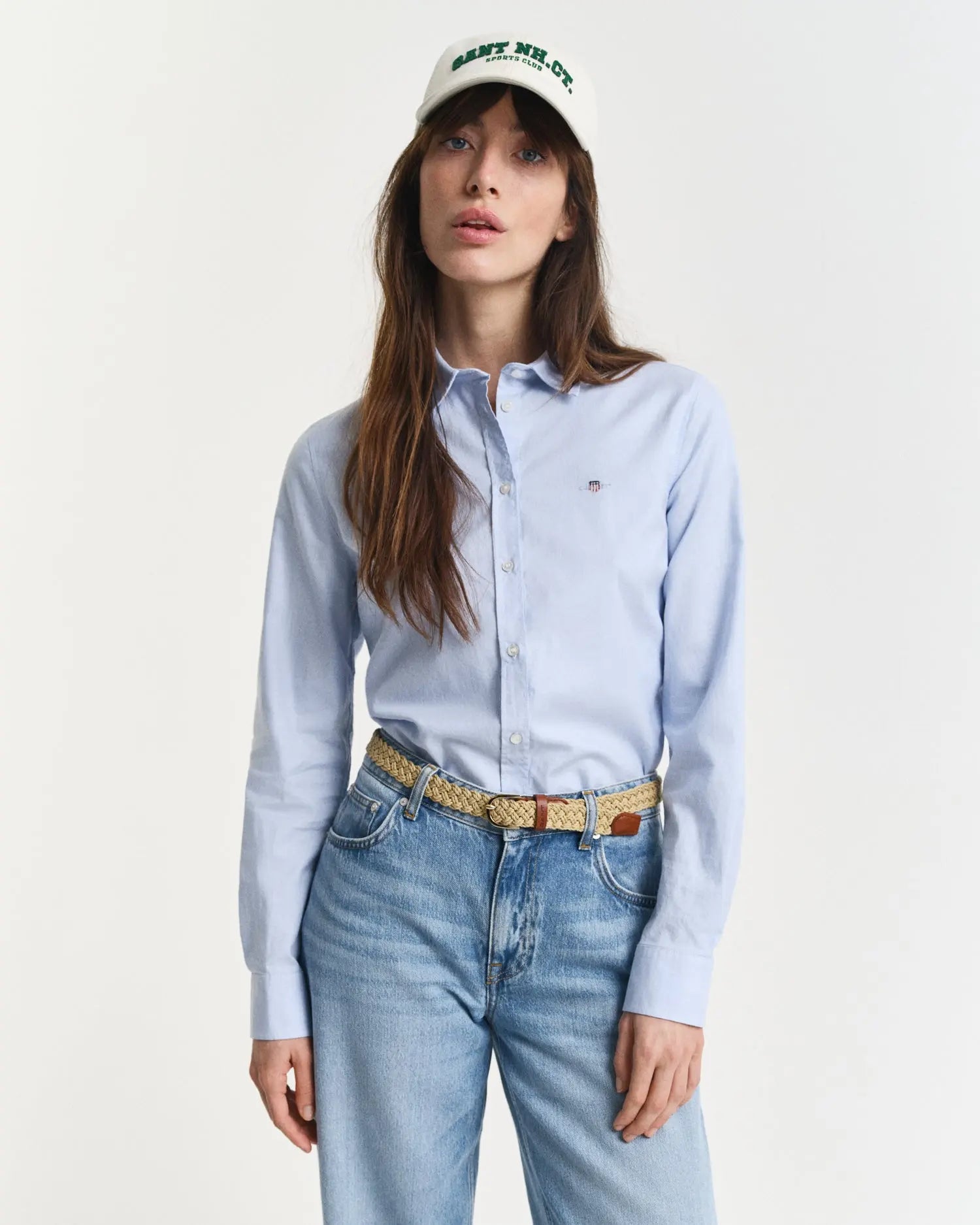 Πουκάμισο Oxford Stretch Σε Στενή Γραμμή GANT