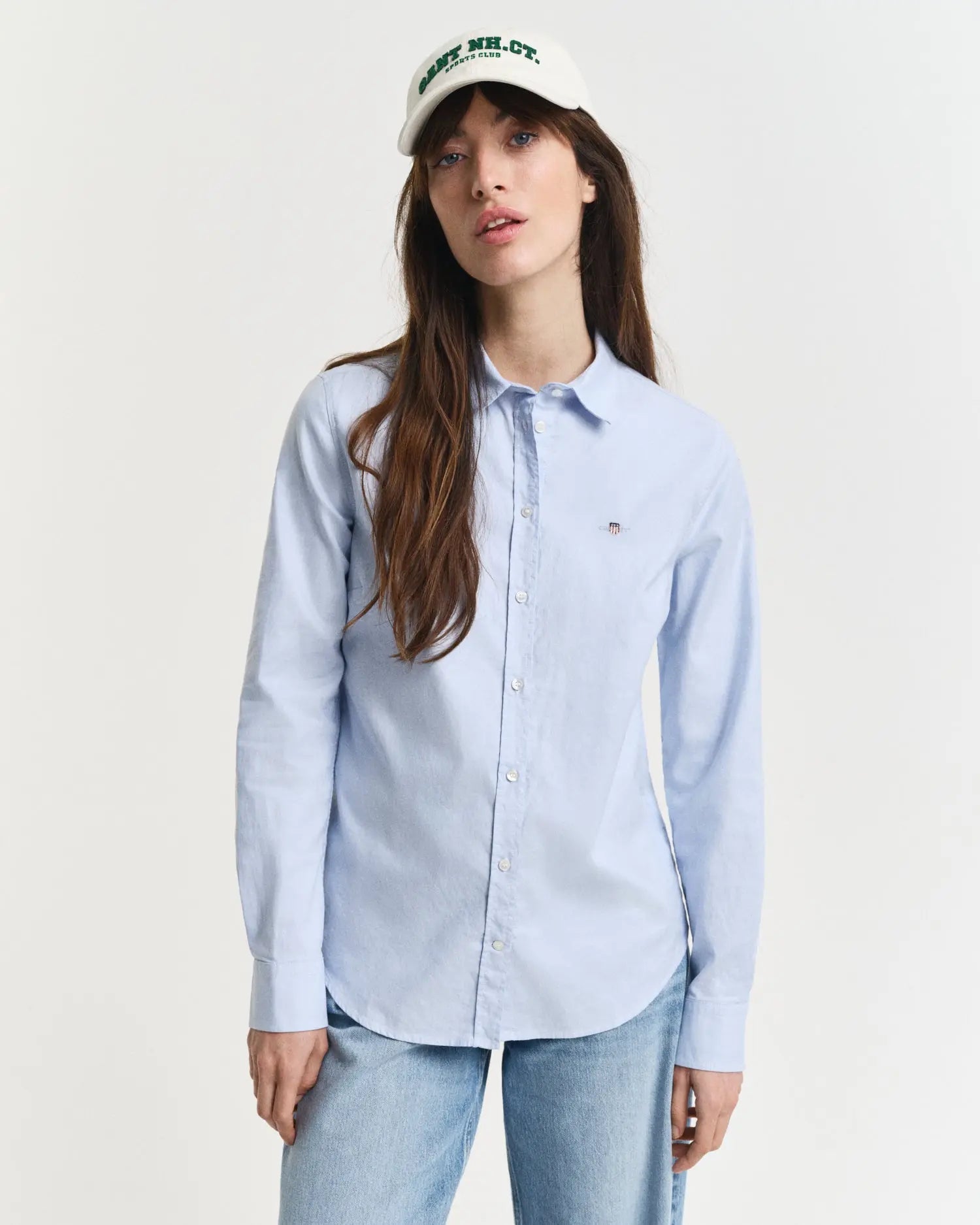 Πουκάμισο Oxford Stretch Σε Στενή Γραμμή GANT