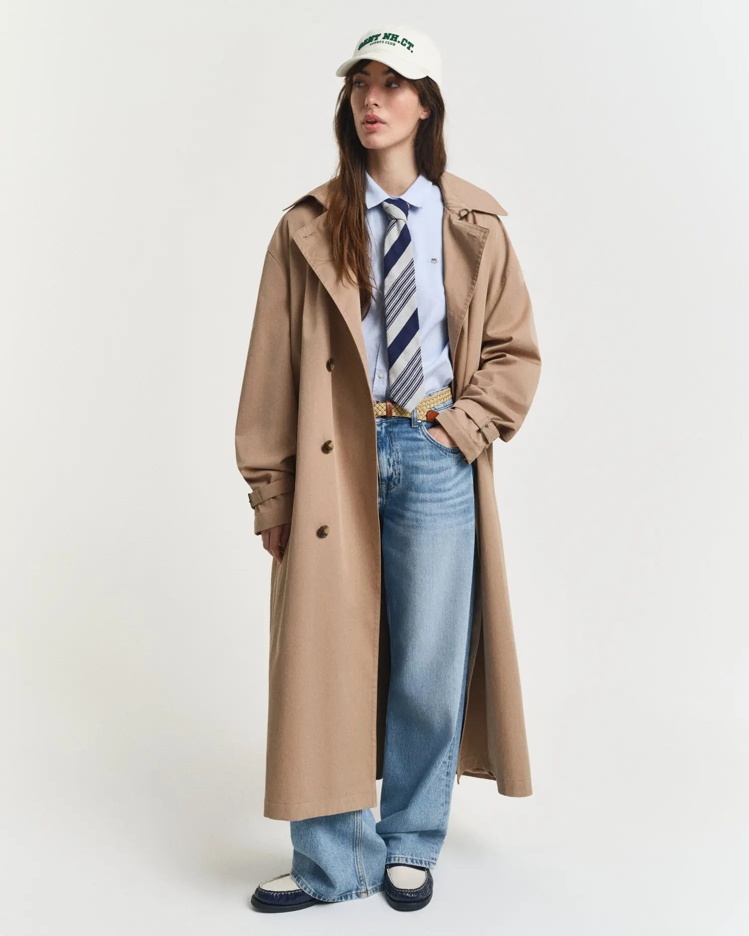 Πουκάμισο Oxford Stretch Σε Στενή Γραμμή GANT