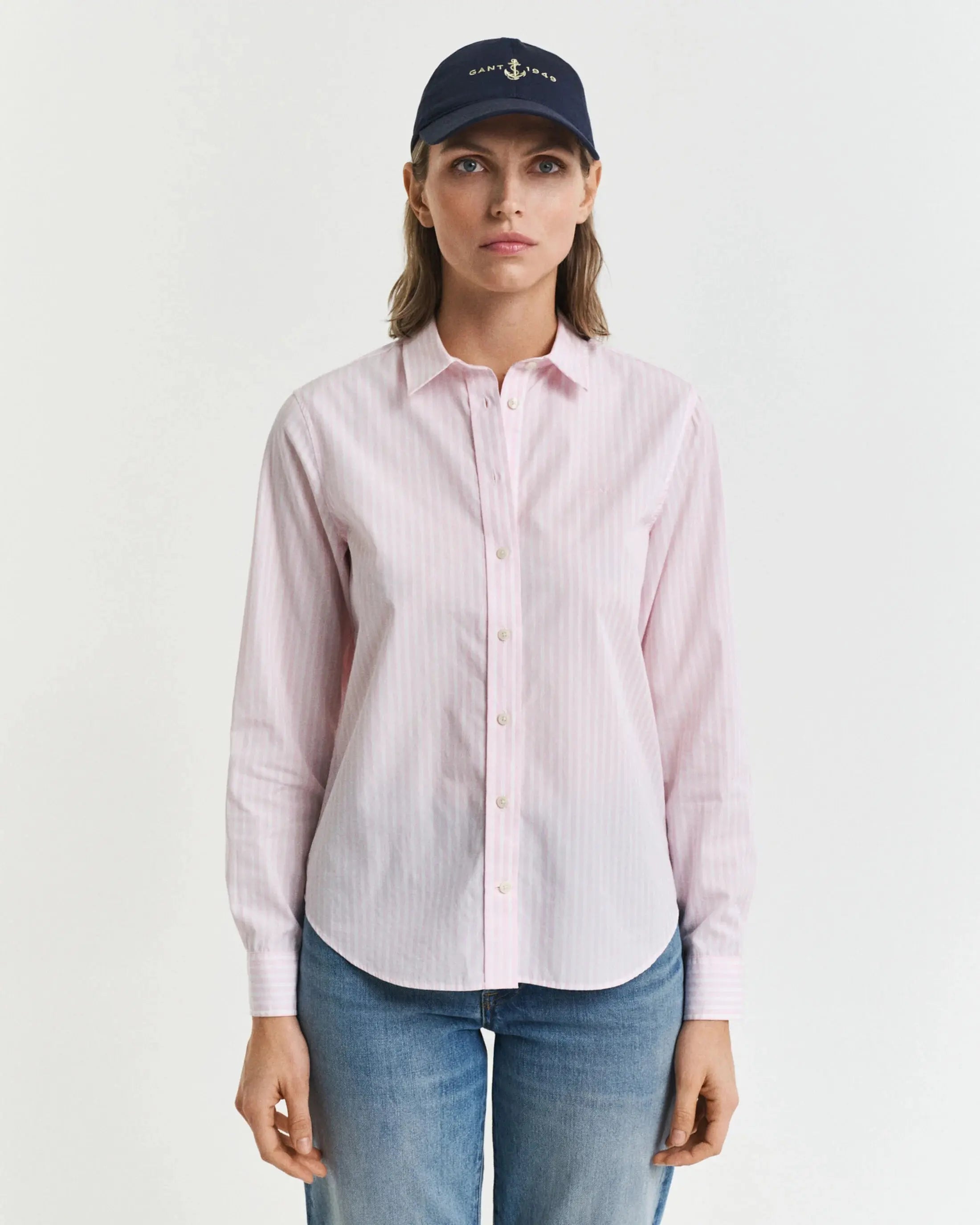 Πουκάμισο Poplin Ριγέ Σε Κανονική Γραμμή GANT