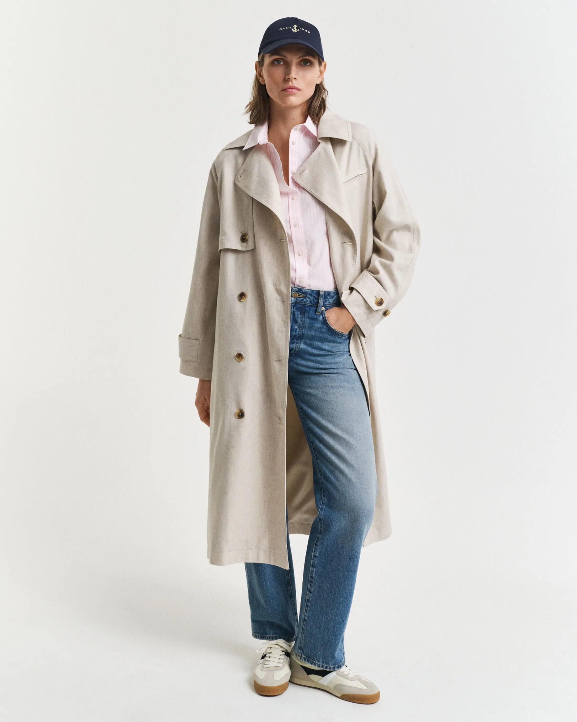 Πουκάμισο Poplin Ριγέ Σε Κανονική Γραμμή GANT