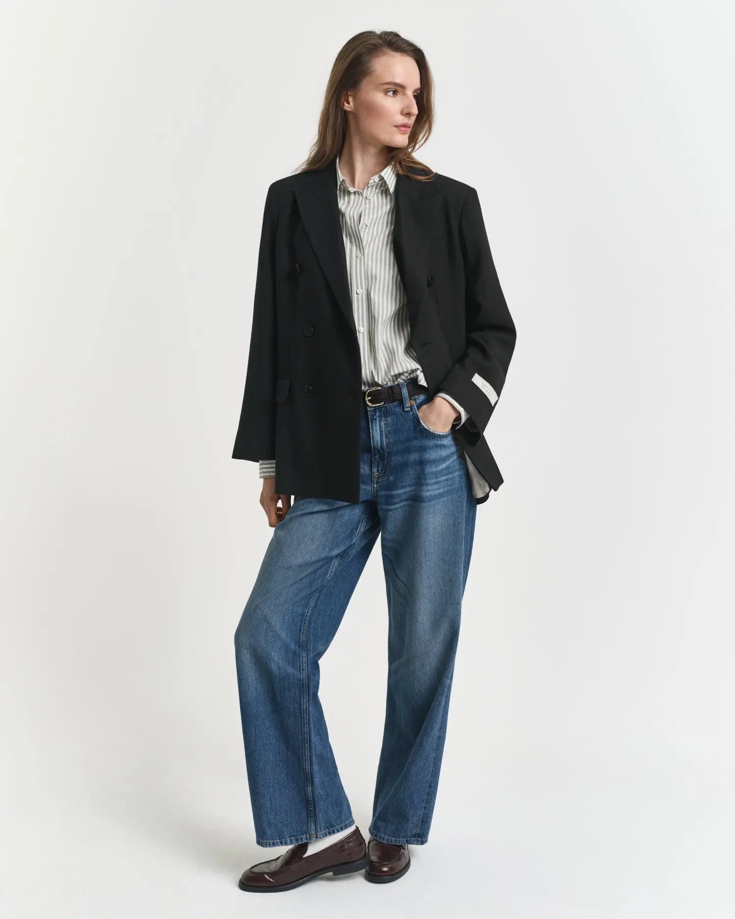 Πουκάμισο Poplin Ριγέ Σε Κανονική Γραμμή GANT