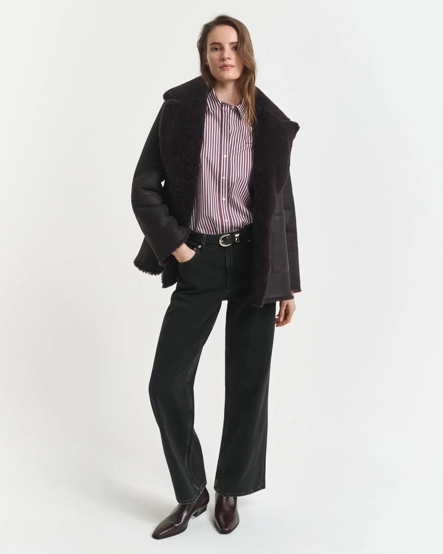 Πουκάμισο Poplin Ριγέ Σε Κανονική Γραμμή GANT