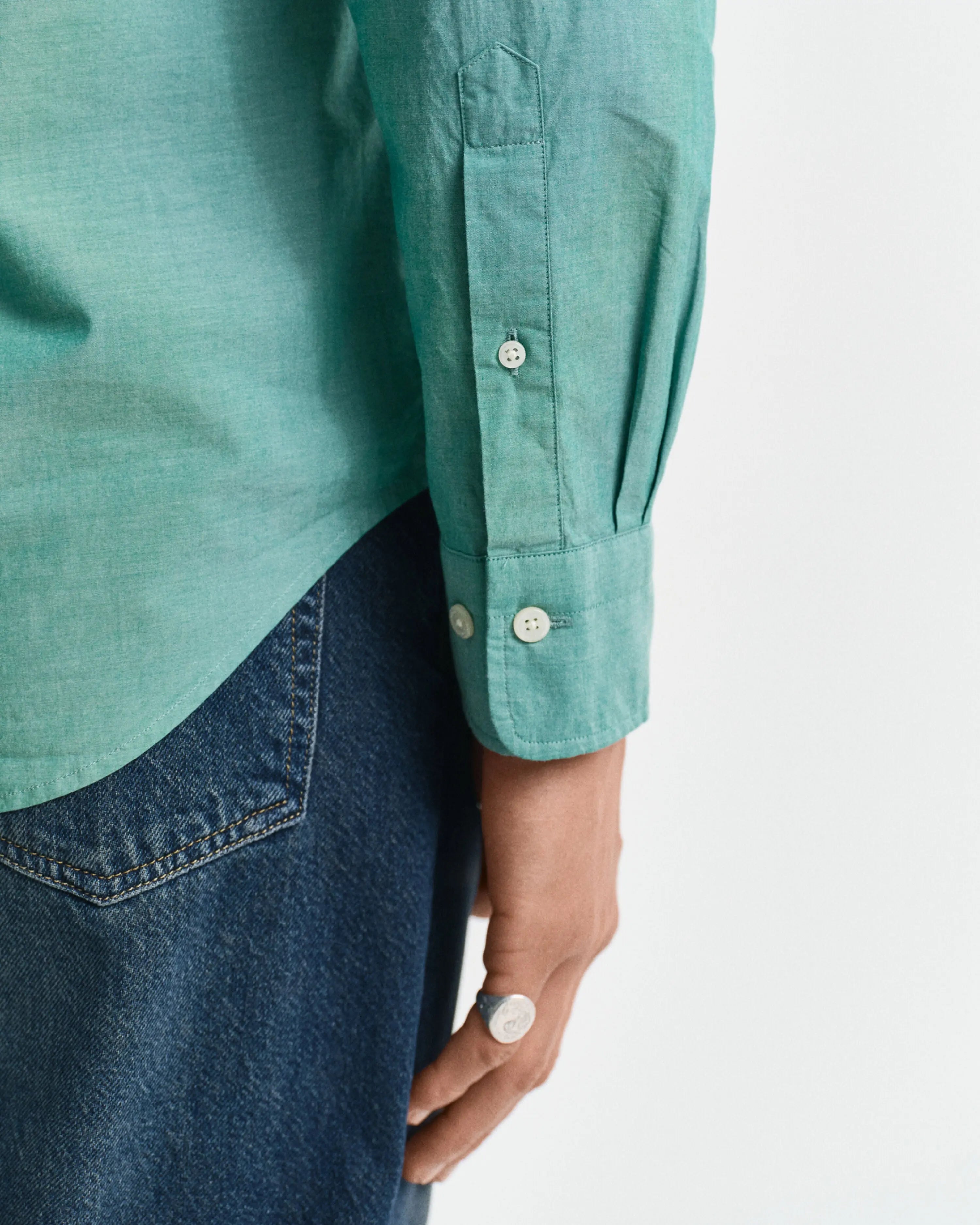 Πουκάμισο Poplin Σε Κανονική Γραμμή GANT