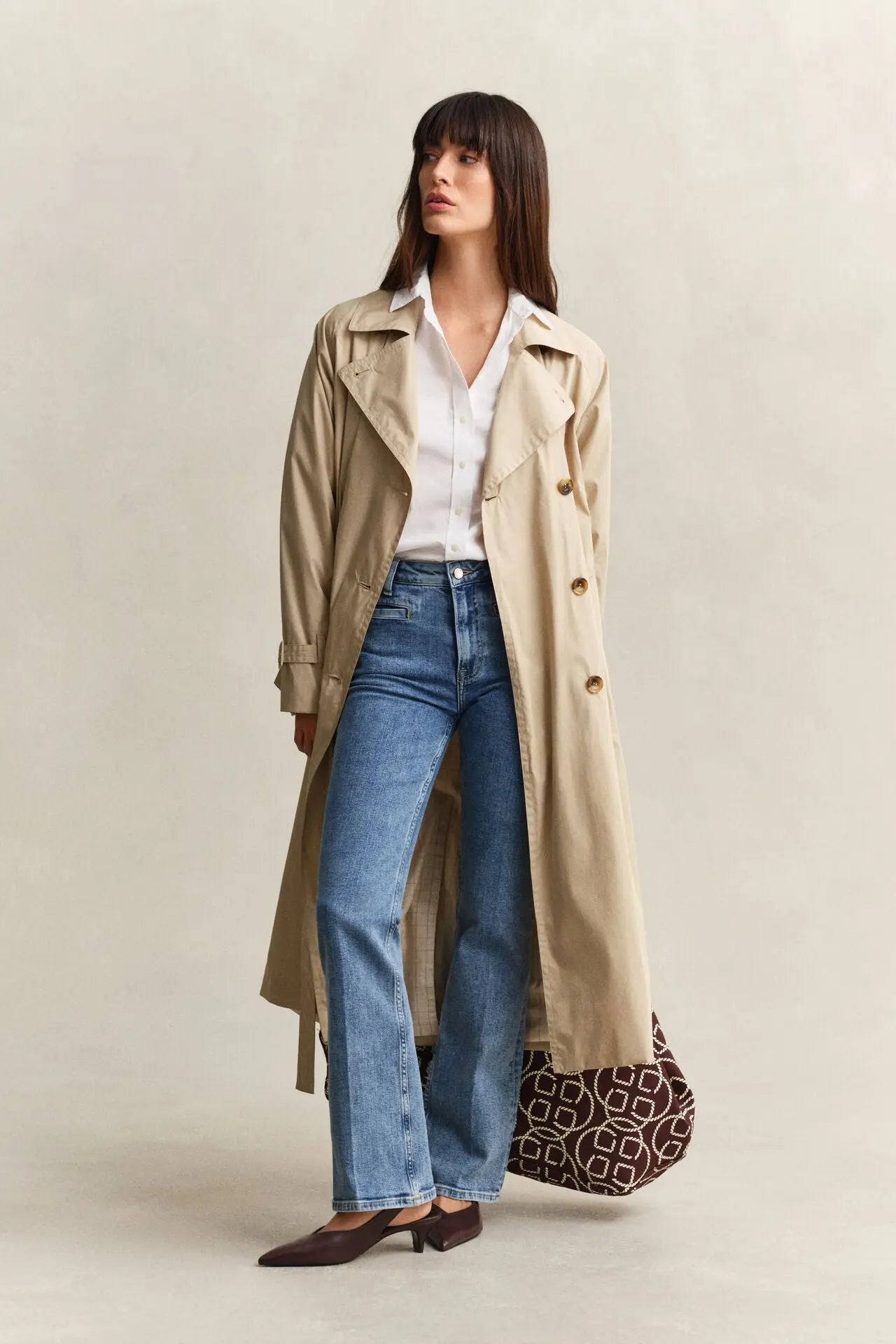 Πουκάμισο Poplin Σε Κανονική Γραμμή GANT