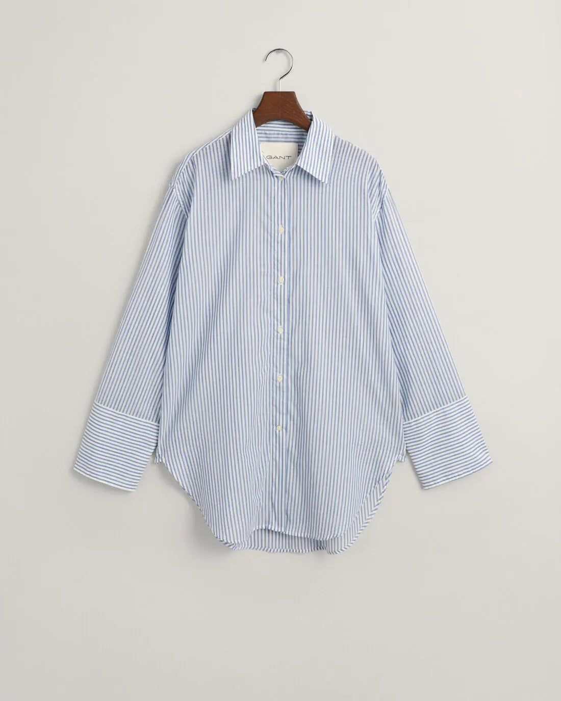 Πουκάμισο Ριγέ Με Φαρδιές Μανσέτες Σε Χαλαρή Γραμμή (Outlet) GANT
