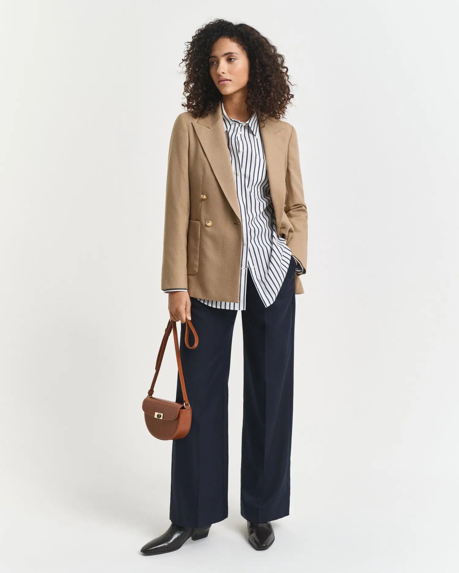 Πουκάμισο Ριγέ Poplin Σε Χαλαρή Γραμμή GANT