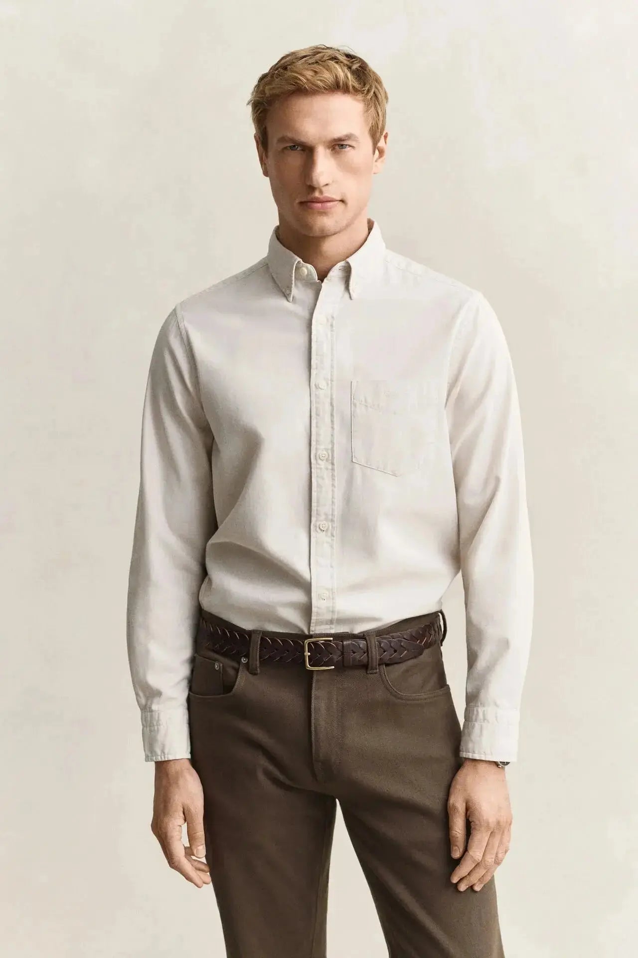 Πουκάμισο Twill Σε Κανονική Γραμμή GANT