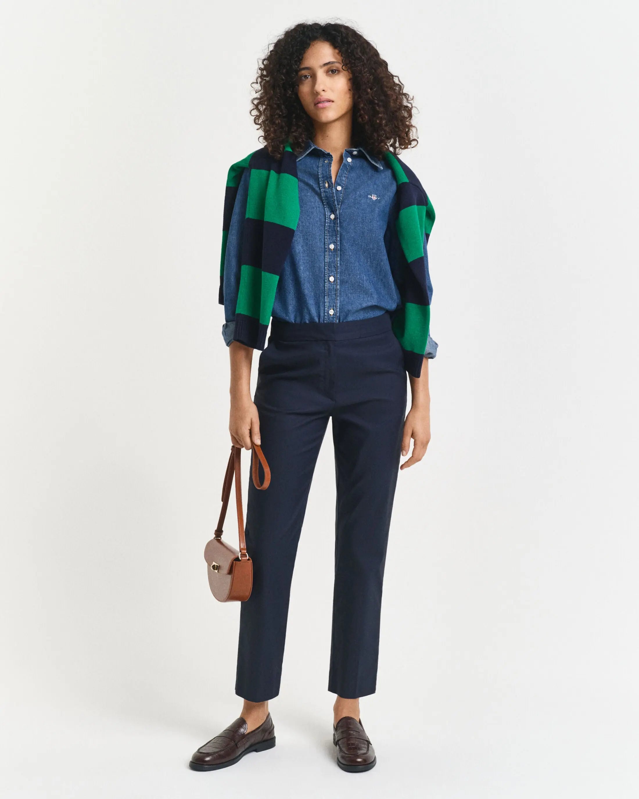 Πουκάμισο Τζιν Σε Κανονική Γραμμή GANT