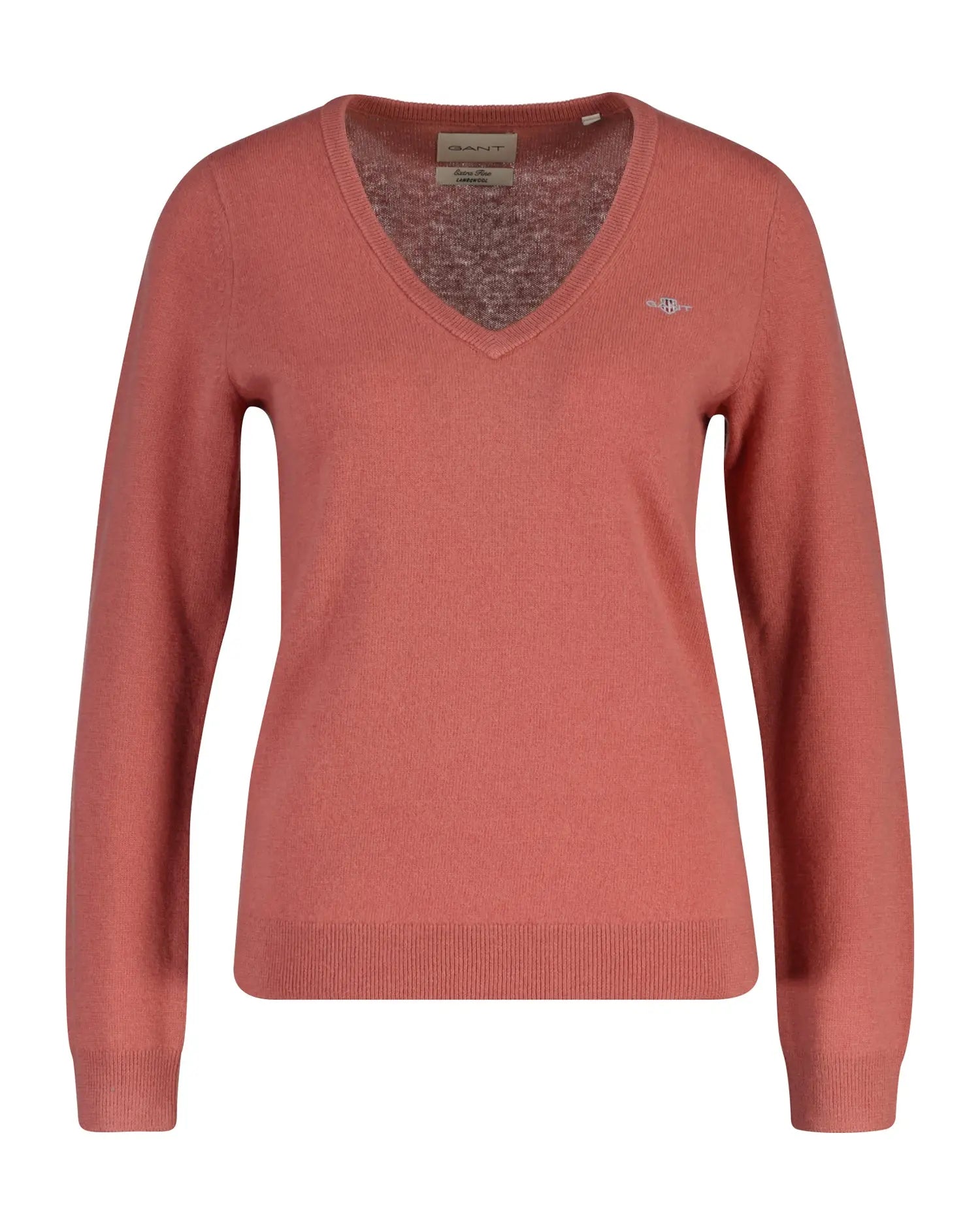 Πουλόβερ Από Λεπτό Μαλλί Με Λαιμόκοψη V