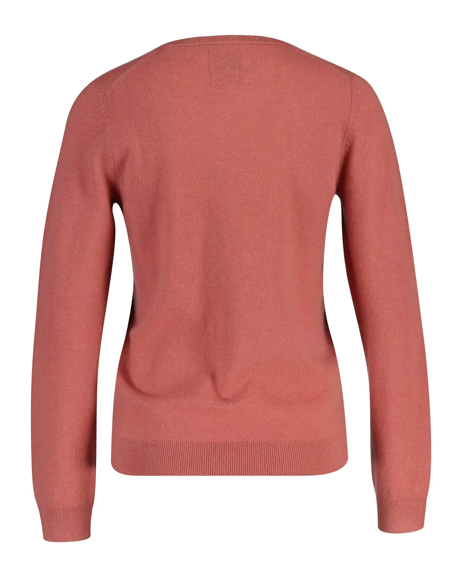 Πουλόβερ Από Λεπτό Μαλλί Με Λαιμόκοψη V