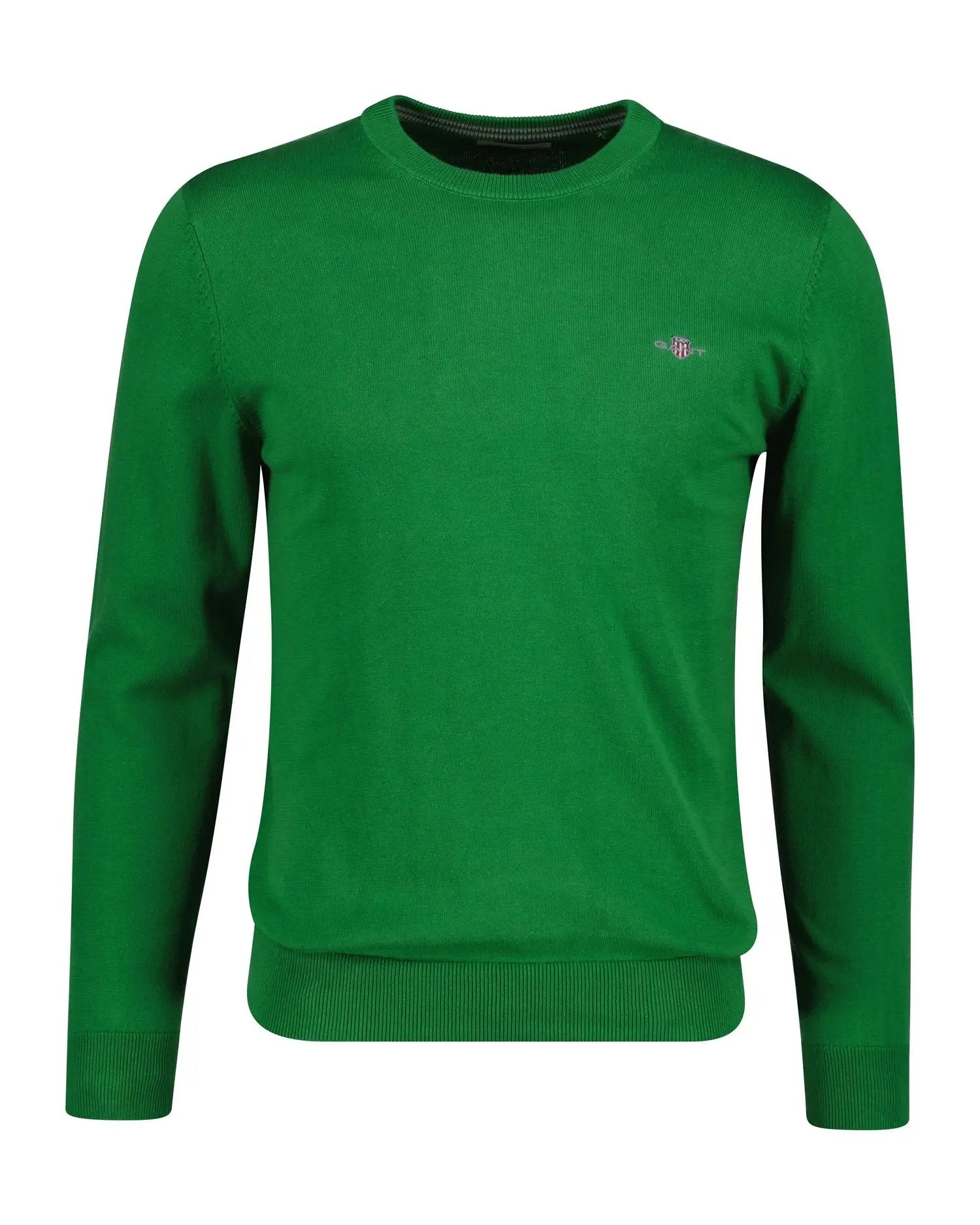 Πουλόβερ Βαμβακερό Με Λαιμόκοψη GANT