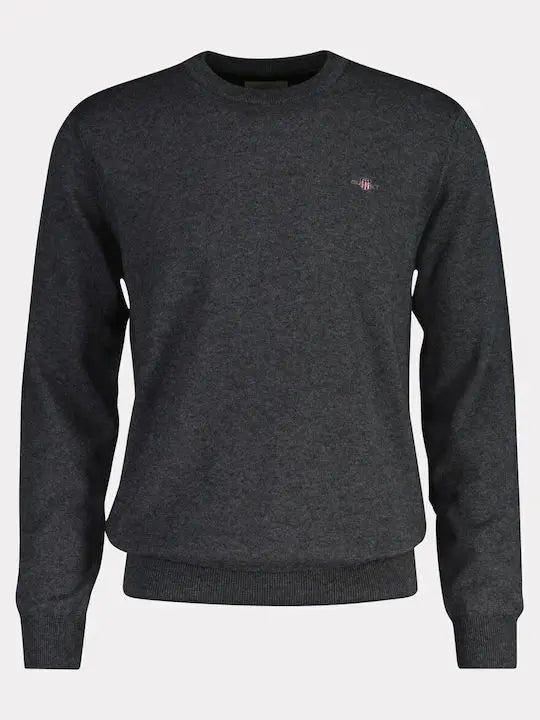 Πουλόβερ Βαμβακερό Με Λαιμόκοψη GANT