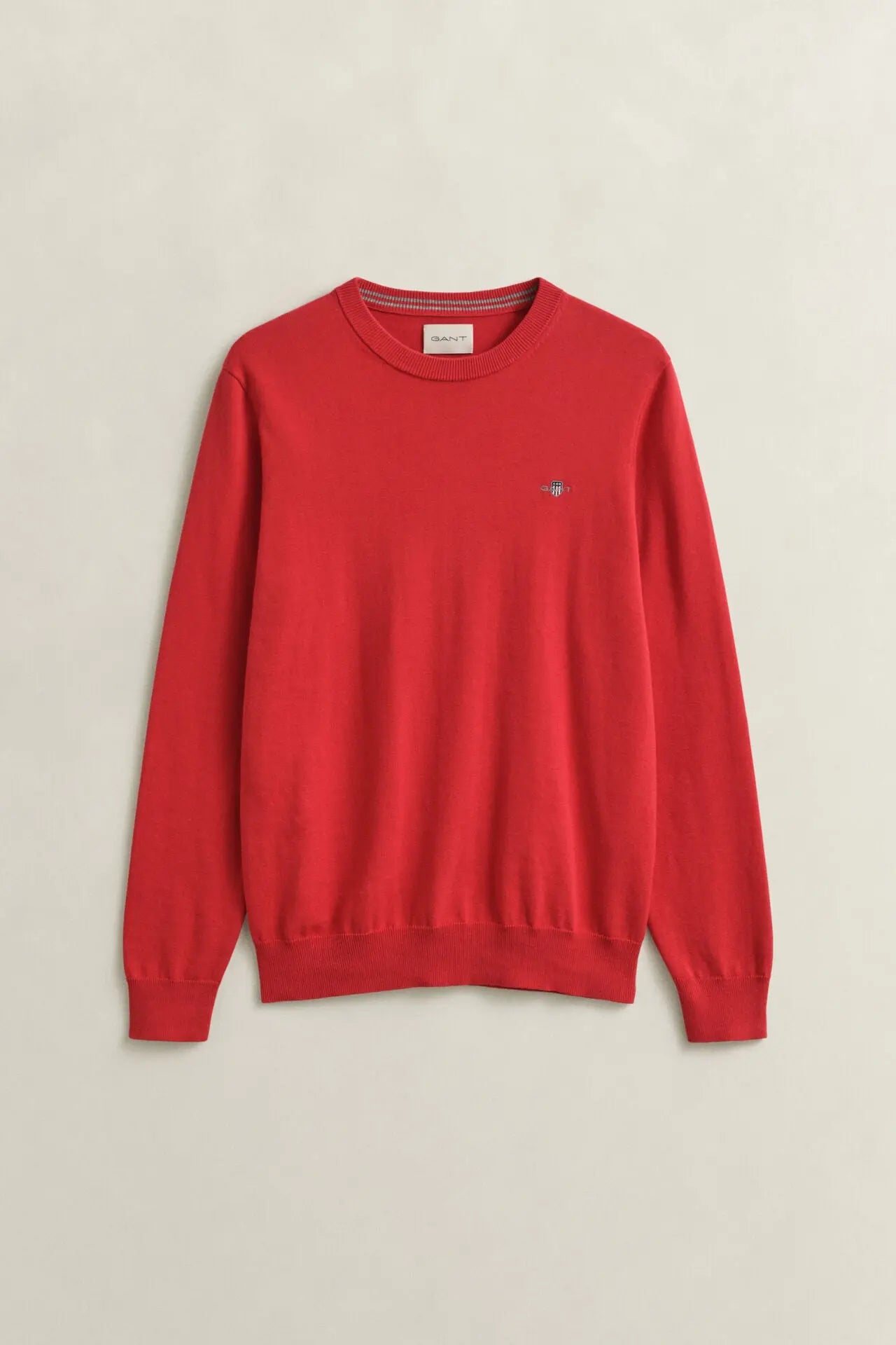 Πουλόβερ Βαμβακερό Με Λαιμόκοψη GANT