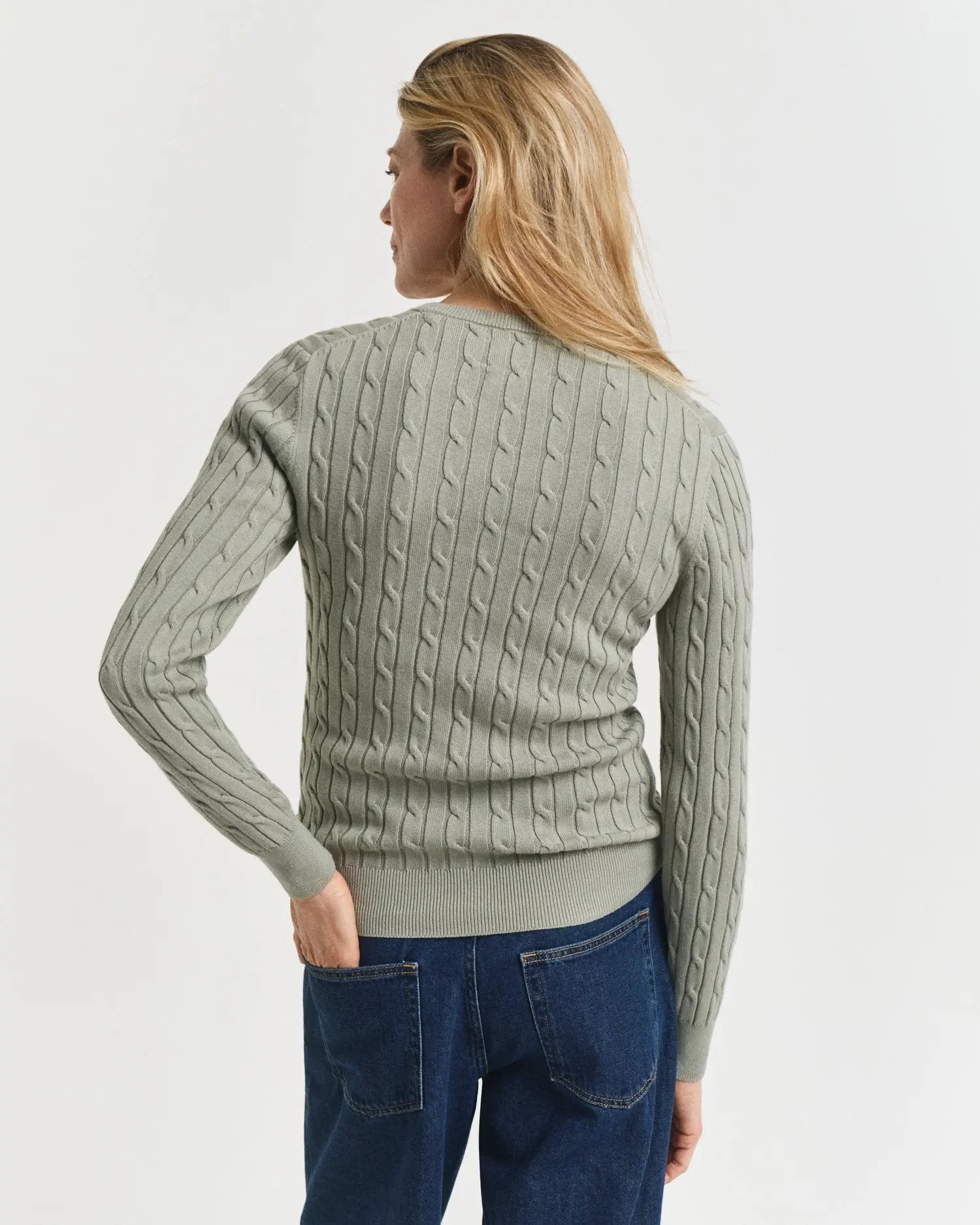 Πουλόβερ Βαμβακερό Με Πλέξη Cable GANT