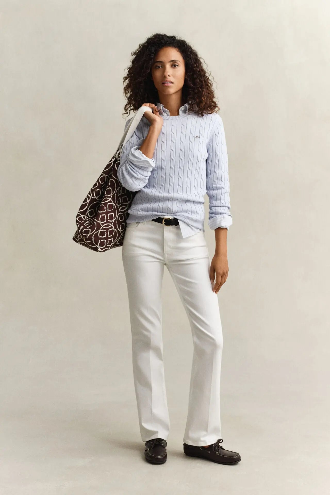 Πουλόβερ Βαμβακερό Με Πλέξη Cable GANT