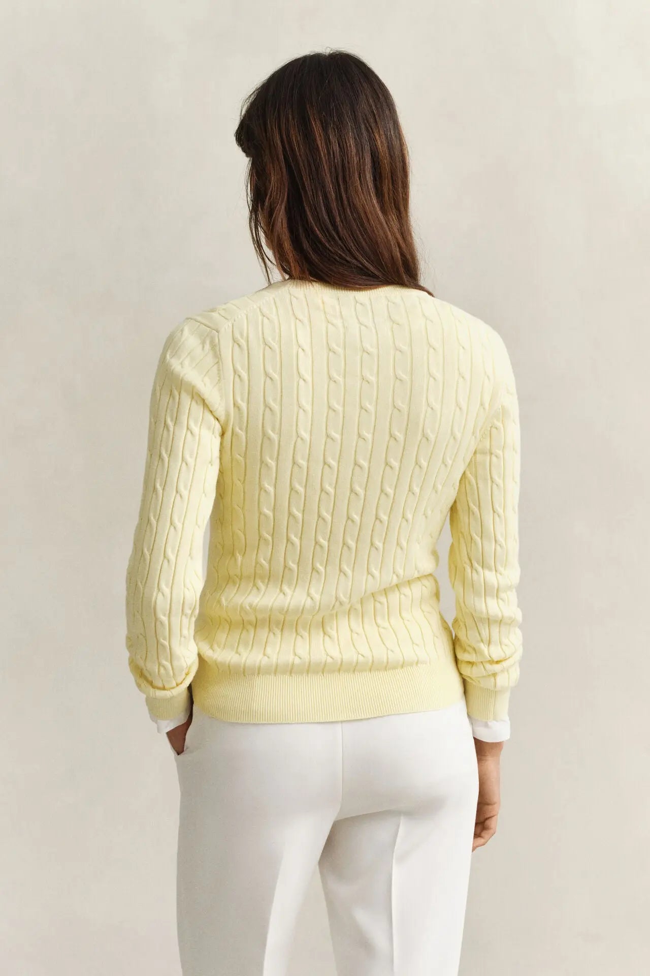 Πουλόβερ Βαμβακερό Με Πλέξη Cable GANT