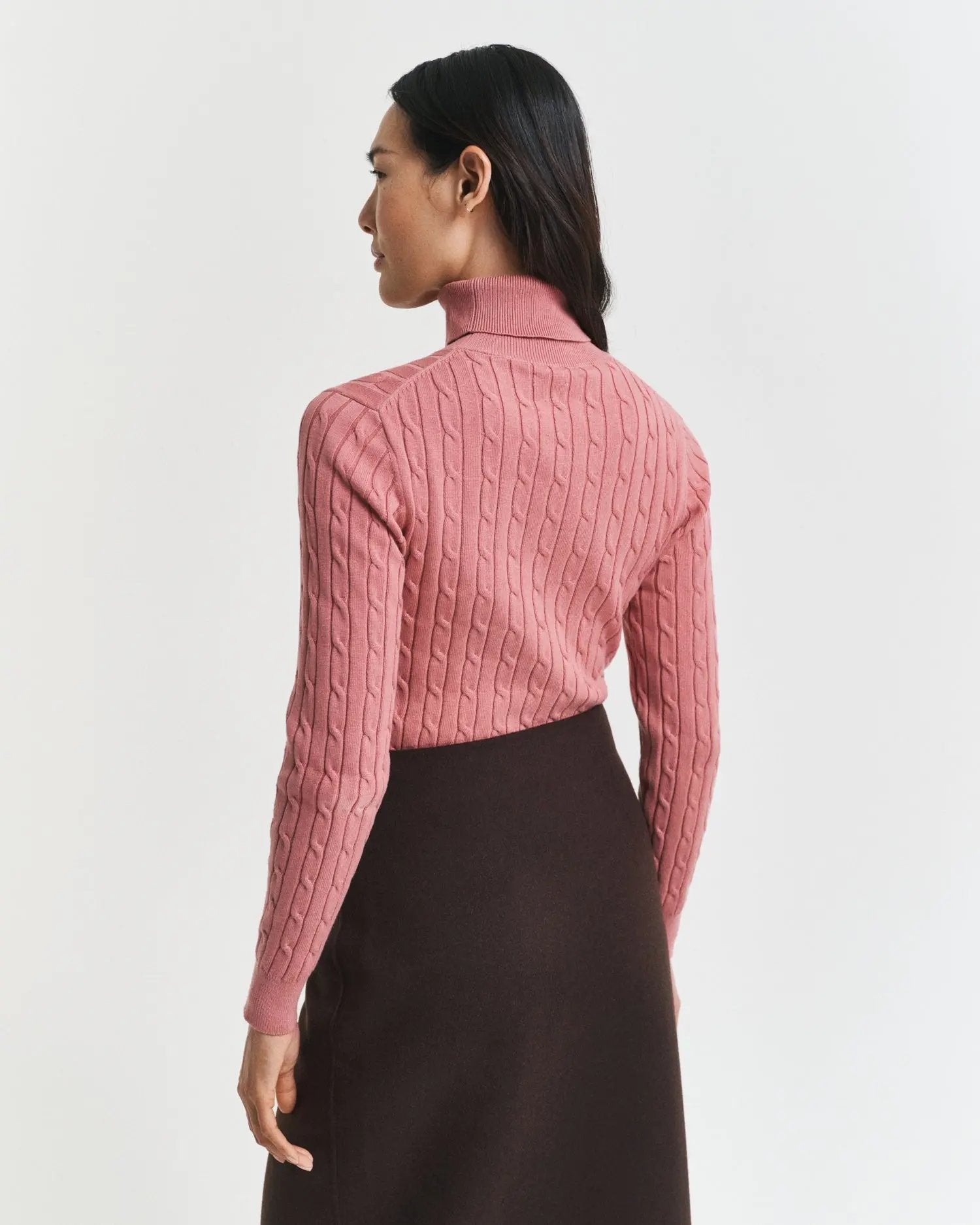 Πουλόβερ Cable Με Ζιβάγκο & Shield Logo GANT