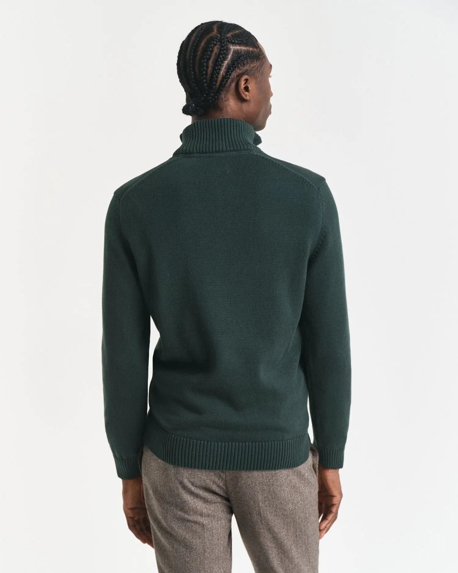 Πουλόβερ Casual Βαμβακερό Half-Zip GANT