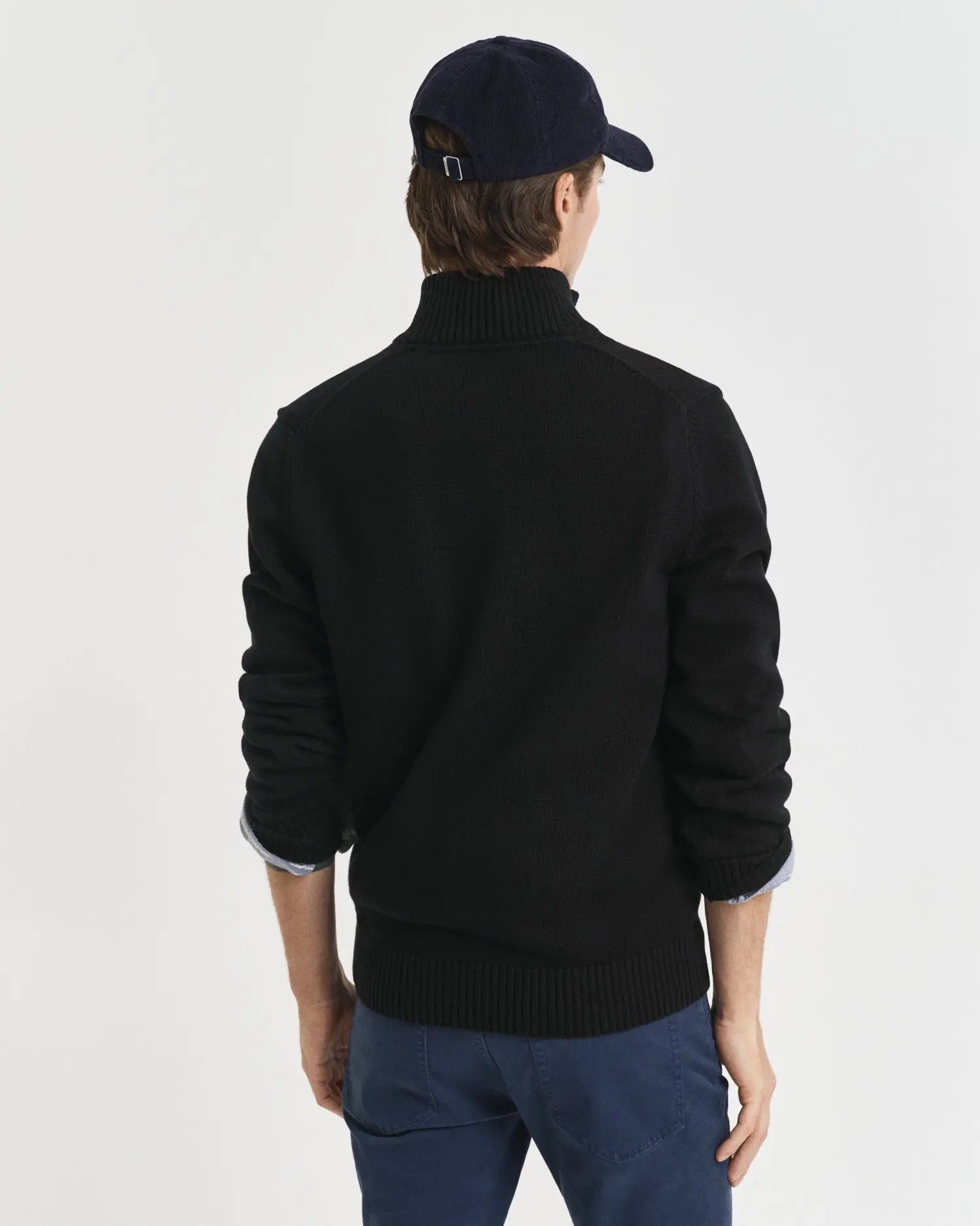 Πουλόβερ Casual Βαμβακερό Half-Zip GANT