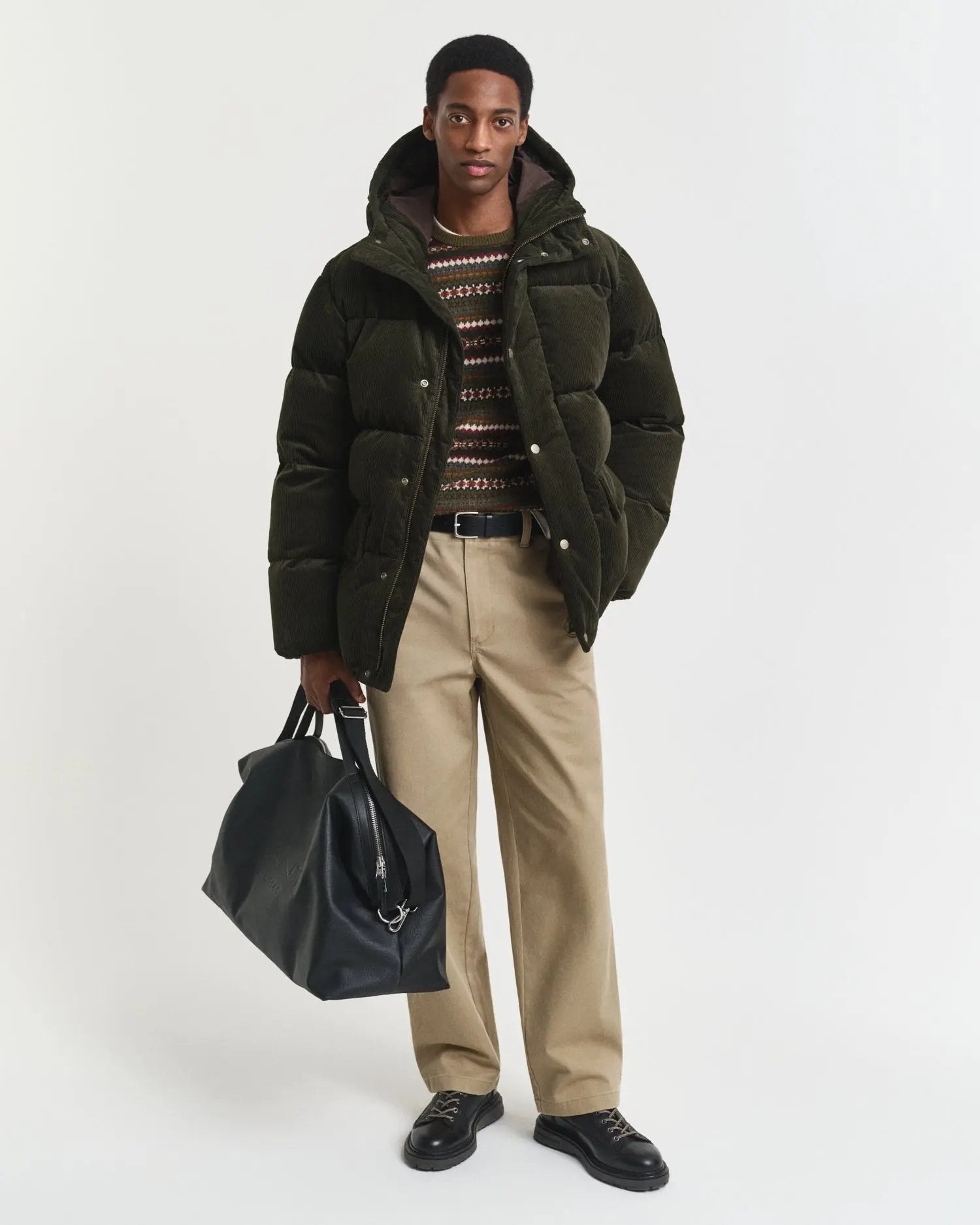 Πουλόβερ GANT Fair Isle Aπό Ιταλικό Μαλλί GANT