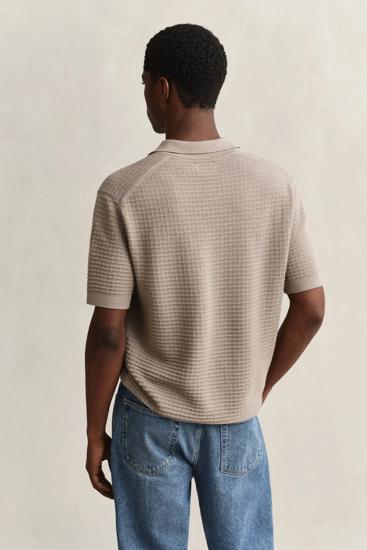 Πουλόβερ Κοντομάνικο Textured GANT