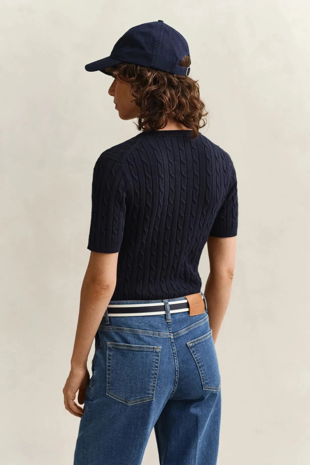 Πουλόβερ Mε Κοντά Μανίκια & Λογότυπο Archive Shield GANT