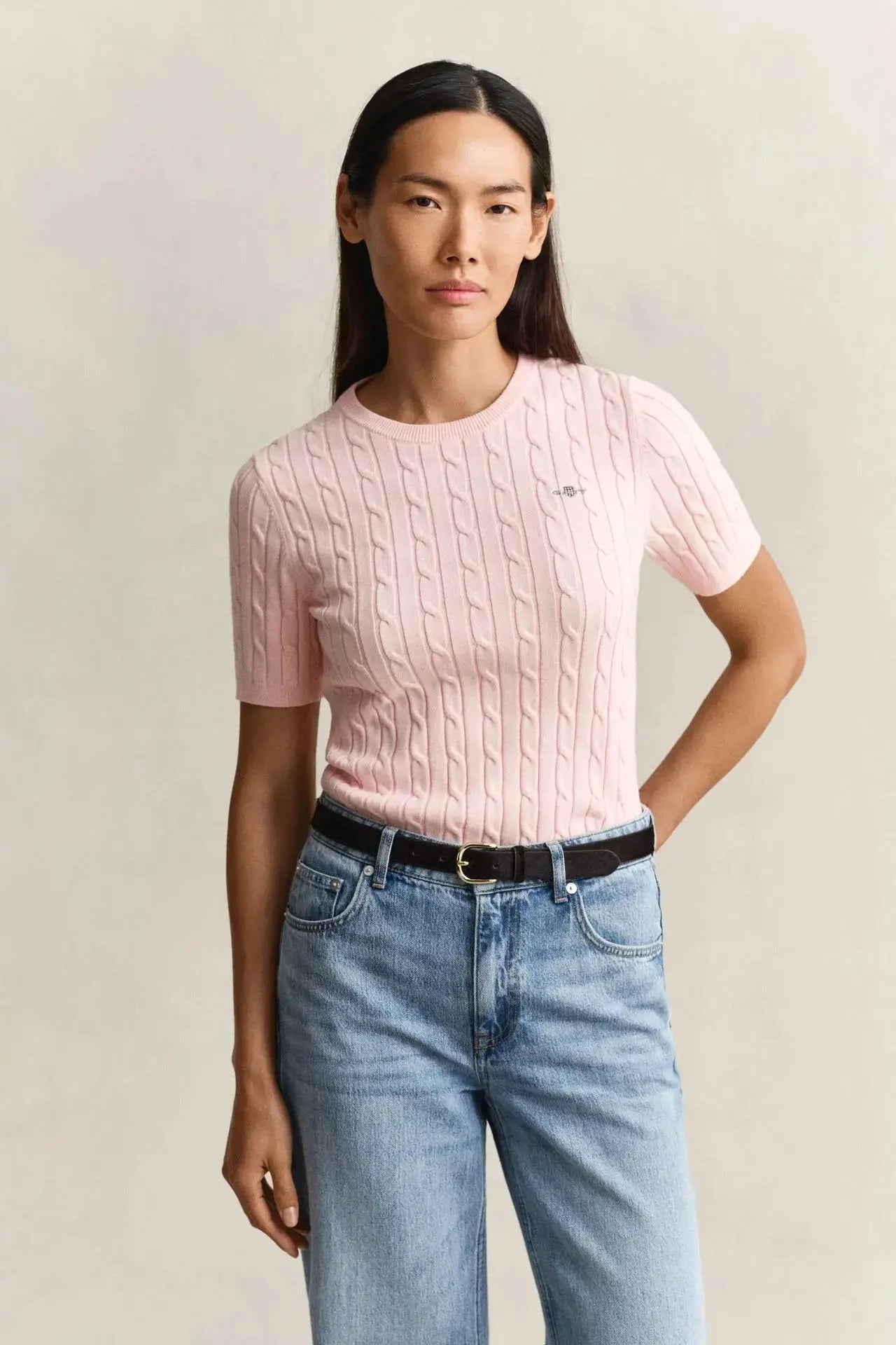 Πουλόβερ Mε Κοντά Μανίκια & Λογότυπο Archive Shield GANT