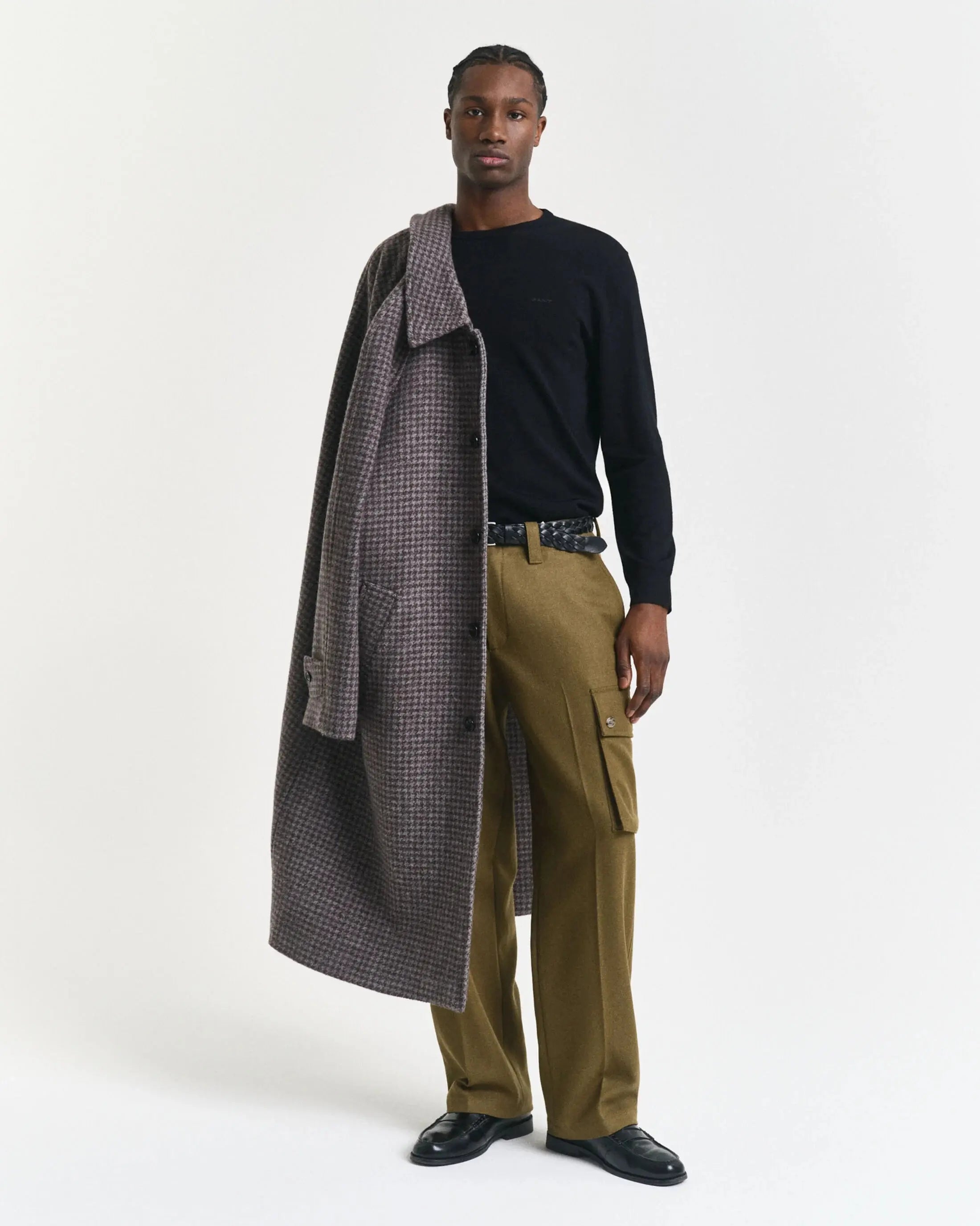 Πουλόβερ Με Λαιμόκοψη Από Μερινό Μαλλί GANT